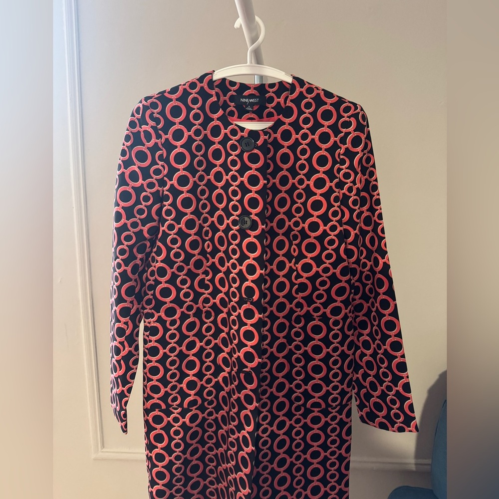 Nine West multicolor coat